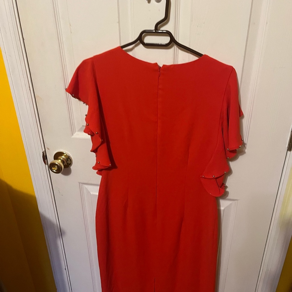 Red (unbranded) dress size 10